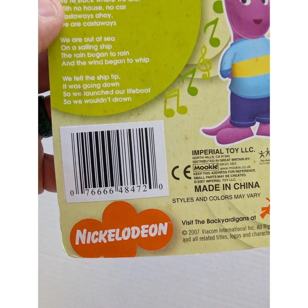 Backyardigans Toy Instruments Harmony Harmonica Wonder‎ Whistle Nickelodeon 2007